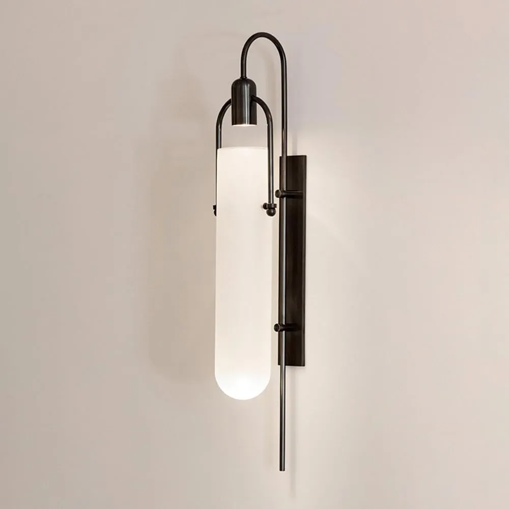 Black Wall Lamp (110-120V, 60cm)
